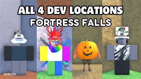 How To Find All Devs In Fortress Falls Marble Universe Roblox Youtube