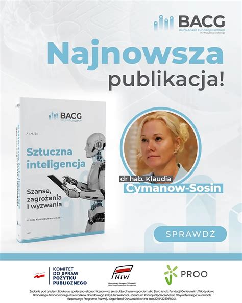 Bacg Analiza Dr Hab Klaudii Cymanow Sosin Sztuczna Inteligencja