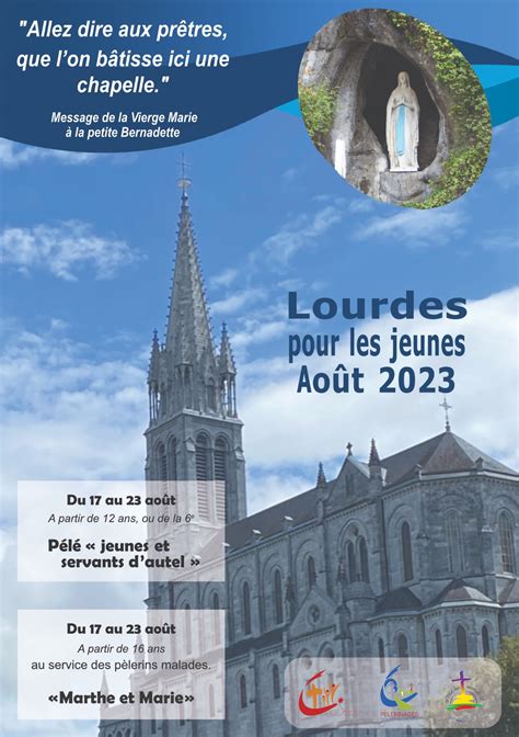 Lourdes P L Jeunes Et Servants