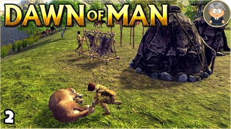 Hunting And Gathering Dawn Of Man Gameplay 2 Youtube