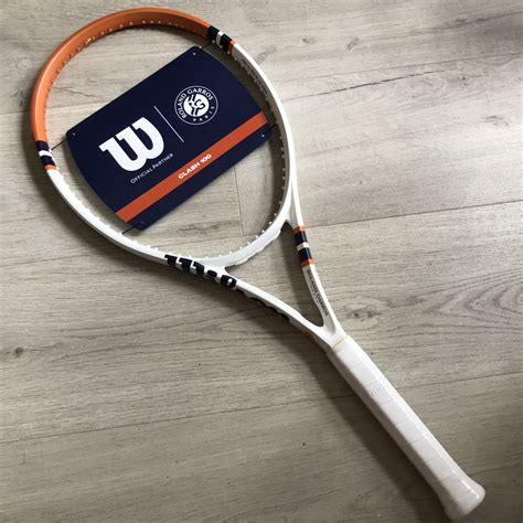 Wilson Clash 100 100L V2 Roland Garros 運動產品 運動與體育 運動與體育 球拍和球類運動