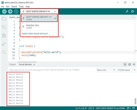 Esp Serial Communication Over Bluetooth Using Arduino Ide Linux