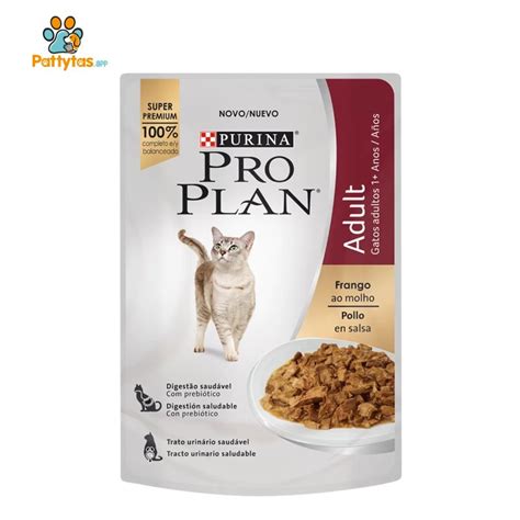 Pro Plan Wet Gato Adulto Alimento H Medo Pollo En Salsa G Pattytas App