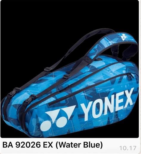 Jual Tas Badminton Yonex Ba Ex Bag Ex Water Blue Original