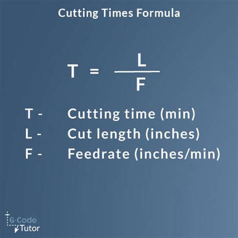 Calculating Cutting Times Machine Shop Maths