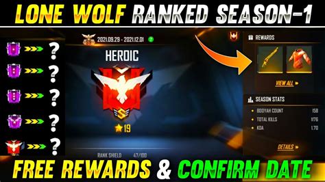 Lone Wolf Ranked Season Free Fire Clash Squad Ranked Season