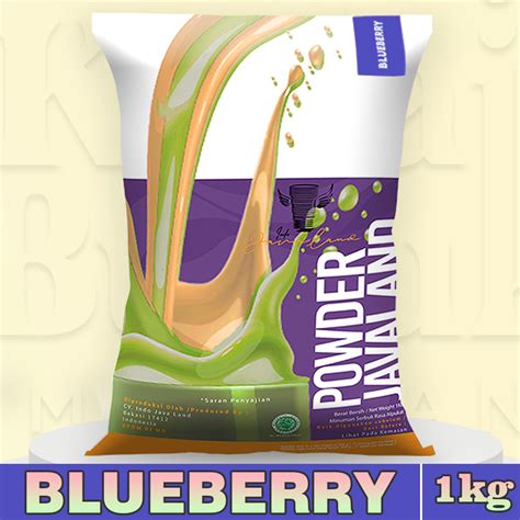 Jual Bubuk Minuman Rasa Blueberry Kg Minuman Kekinian Shopee Indonesia