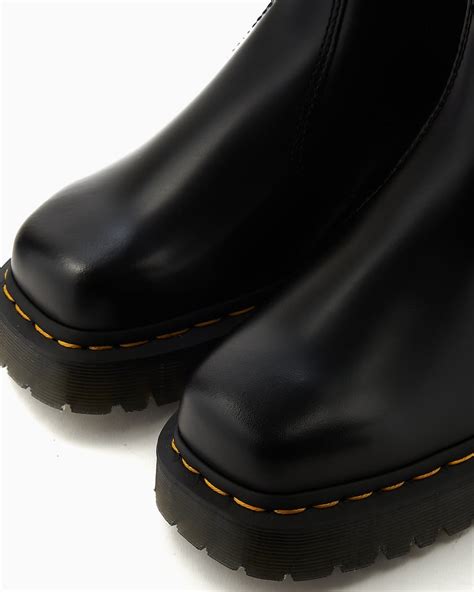 Dr Martens Bex Squared Toe Leather Chelsea Boot Noir