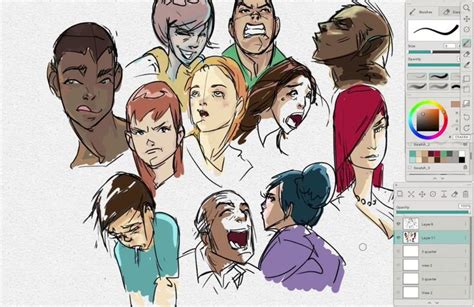 Human face drawing, Face drawing, Facial expressions drawing