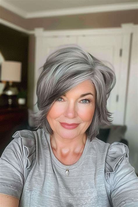 20 Gorgeous Grey Hairstyles For Women Over 60 To Try Now In 2024