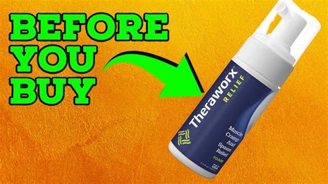 Theraworx Relief Fast Acting Foam For Leg And Foot Cramps And Muscle Soreness 34oz Travel Size