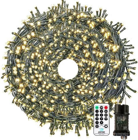 LED Lichterkette Außen Strombetrieben 50M 500 LED Lichterkette