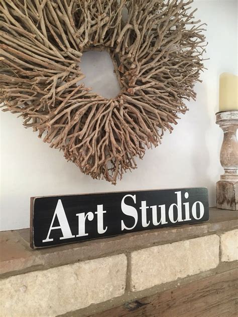 Art Studio Sign Art Room Wooden Vintage Style Artists Gift Painting Plaque - Etsy UK