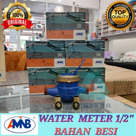 Jual Meteran Air SNI PDAM Besi 1 2 Inch Water Meter 1 2 Inch AMNB