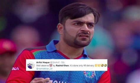 Rashid Khan Trolled For Bowling Most Expensive Spell In History Of Icc