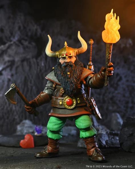 NECA Dungeons Dragons Ultimate Elkhorn The Good Dwarf Fighter Kapow