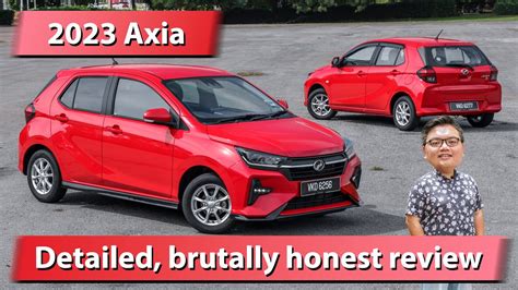 2023 Perodua Axia D74A Detailed Brutally Honest Review YouTube