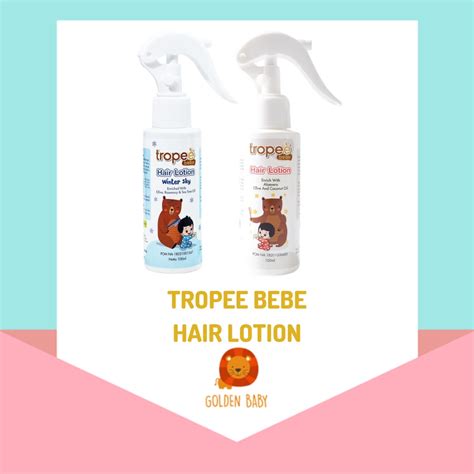 Jual Tropee Bebe Hair Lotion Rambut Anak 100ml Shopee Indonesia