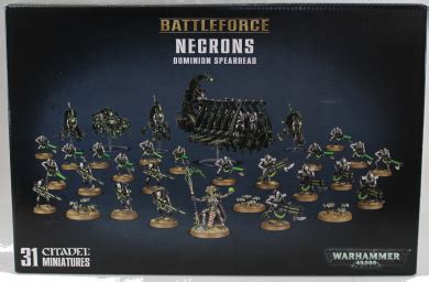 Battleforce Necrons Dominion Spearhead Warhammer Games Workshop