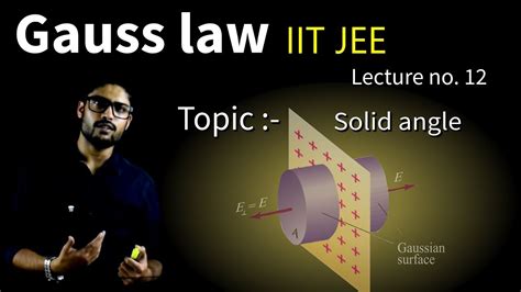 Gauss Law Solid Angle Iit Jee Neet Physics Prateek Jain