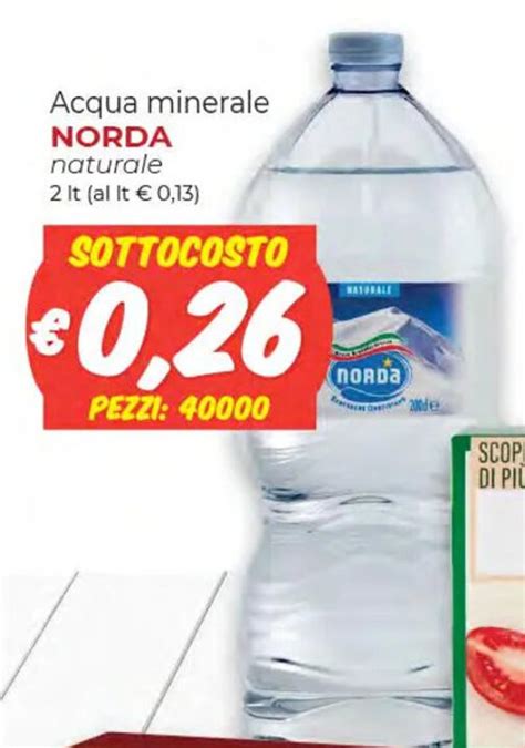 Norda Acqua Minerale Naturale 2 L Offerta Di Supermercati Nonna Isa