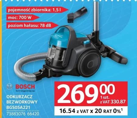 Odkurzacz Bosch Promocja Selgros Cash Carry Ding Pl