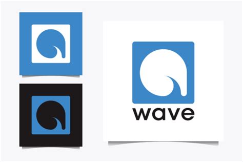 Wave Logo With Simple Desain Concept Graphic By Bayu Pj Creative Fabrica