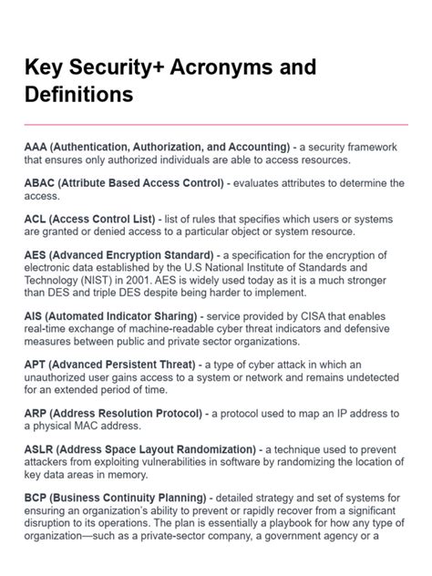 Comptia Security Cheat Sheet And Pdf Zero To Mastery Pdf