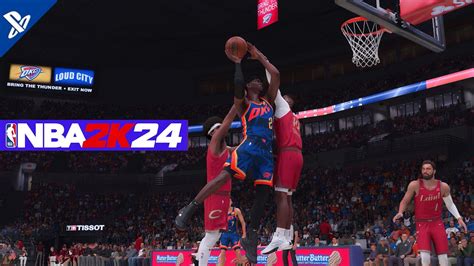 NBA OKLAHOMA CITY THUNDER Vs CLEVELAND CAVALIERS NBA 2K24 GAMEPLAY