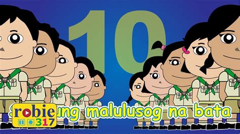 Sampung Malulusog Na Bata Animated Awiting Pambata Tagalog Nursery