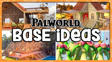 4 Cozy PALWORLD Base Design Ideas 🌷 - YouTube