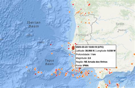 Sentido Sismo De Magnitude Em Alenquer R Dio Voz De Alenquer