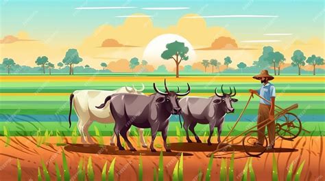 Premium AI Image | Kisan divas farmer's day india Generative Ai