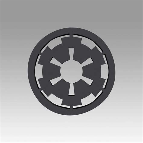 Star Wars Galactic Empire Symbol - 3D Model by Blackeveryday