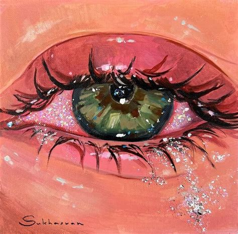 The Green Eye In 2024 Art Inspiration Painting Eye Painting Canvas Painting