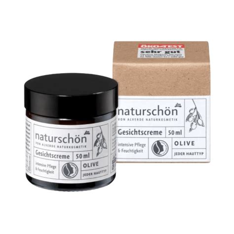 alverde NATURKOSMETIK Tagescreme naturschön Olive 50 ml Solav eu