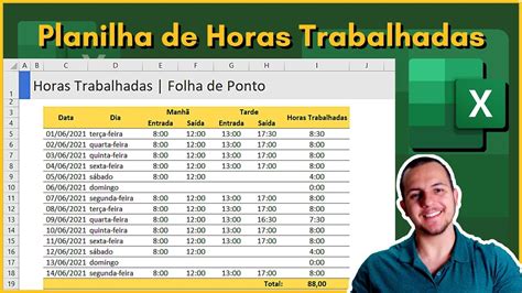 Como Calcular O Total De Horas Trabalhadas No Excel Mine Sua Fortuna