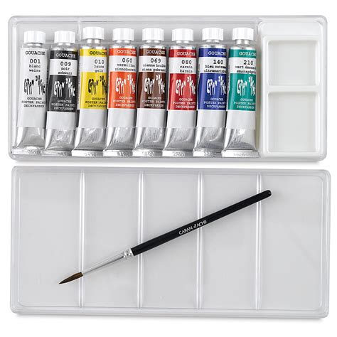 Caran D Ache Gouache Studio Set Set Of With Brush Ml Tubes