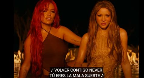 Vídeo Shakira vuelve a la carga contra Piqué esta vez con Karol G