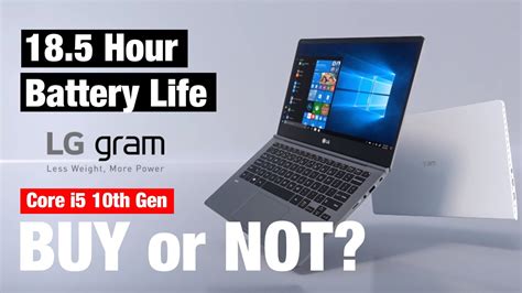 Lg Gram 14 Core I5 10th Gen Overview Longest Battery Life Laptop For Productivity And