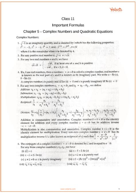 Solving Quadratic Equations Pure Imaginary Numbers Worksheet Tessshebaylo