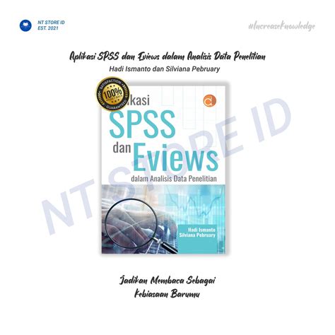 Jual Buku Aplikasi Spss Dan Eviews Dalam Analisis Data Penelitian