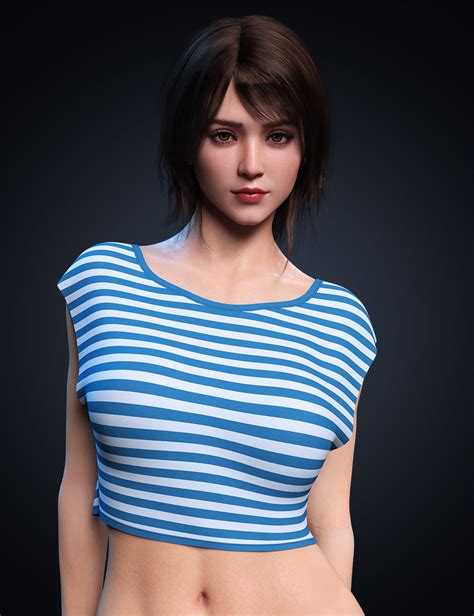 Dforce Simple Shirt For Genesis 8 And 8 1 Female 3d Figure Assets