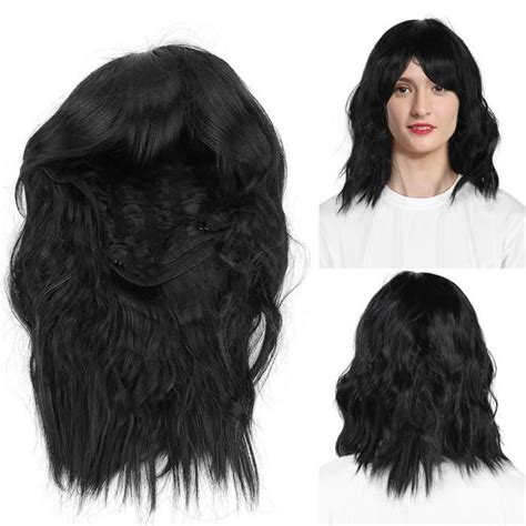 Ebtools Perruques De Faux Cheveux Perruques Ondul Es Courtes Faux