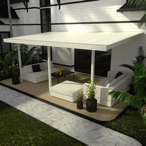 Four Seasons Outdoor Living Solutions Contempra Ft X Ft White