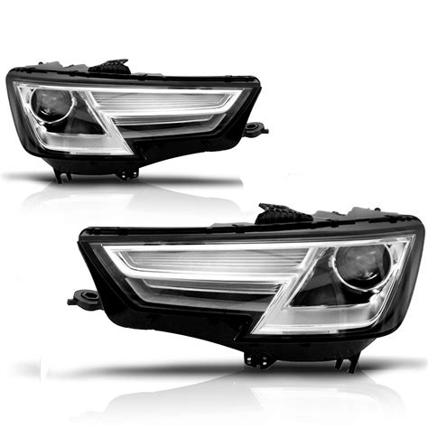 Par Farol Audi A4 2016 2017 2018 2019 Elétrico Motor Led Tyc