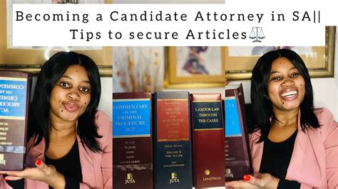 Becoming A Candidate Attorney In Sa Tips To Secure Articles