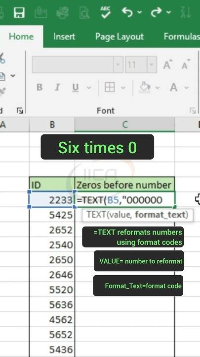 Text Function In Excel With Best Example Shorts Excelshorts Youtubeshorts Viral Youtube