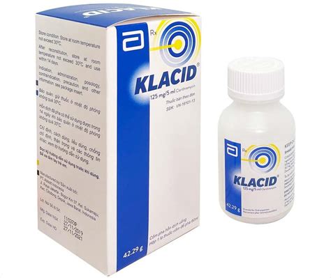 Uses Of Klacid 125mg5ml Vinmec