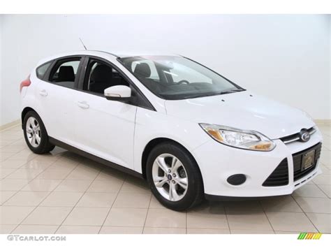 2013 Oxford White Ford Focus Se Hatchback 99632112 Car Color Galleries